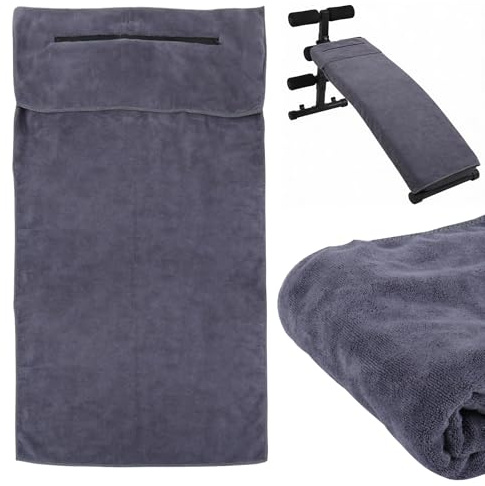 Toalla Gimnasio Hombre Mujer, Toalla Gimnasio Mujer Hombre, Gym Towel, Toallas Gyms, Toallas Entrenamiento Gym Microfibra Absorbente con Bolsillo para Viajes Deportiva Fitness (50 x 120 cm)