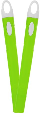 NIYANGLE Mango de Palo para Recogedor y Trapeador 2 Piezas, Tapas de Extremo de Plástico Ligero Verde, Accesorios de Repuesto para Escoba, Compatible y Práctico para Limpieza Doméstica