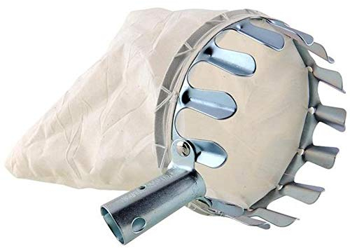 Xinlie Cueilleurs de Fruits Cueille-Fruits Combisystem sans Manche Télescopique en Métal Cueilleurs de Pommes Cueilleur de Fruits Cueilleurs de Fruits avec Capuchons Protecteurs Ø 160 mm