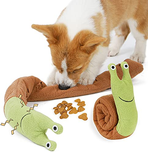 beetoy Hundespielzeug Intelligenz für Schnüffelspiele, Futterspielzeug Hund Quietschendes Kauspielzeug Interaktives Plüschspielzeug, Hunde Geburtstag Geschenk