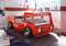 möbelando Bett Kinderbett Jugendbett Auto Kinder Jugend Autobett Spark I Rot