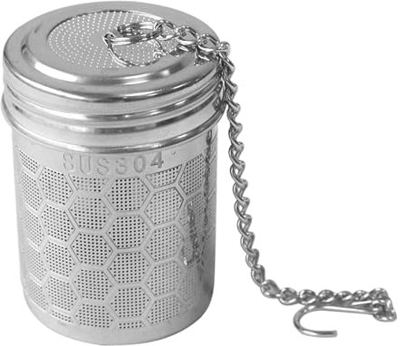 Passoire à thé Souvik en Acier Inoxydable 304 Filtre à Mailles Fines pour thé en vrac Avec Couvercle Filtre à thé Infuseur thé Tasse Antirouille et Passe au Lave Vaisselle