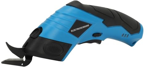 Ciseaux électriques sans Fil, Coupe-Tissu, Coupe-Carton avec une Seule clé, Fonctionnement 10 000 Tr/min, 3,6 V, Tête de Coupe en Acier au Tungstène, Coupe-boîte électrique pour