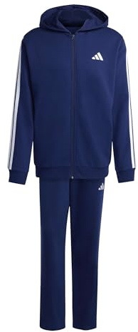 adidas Homme COLORBLOCK HOODED TRACKSUIT, dark blue/white, L