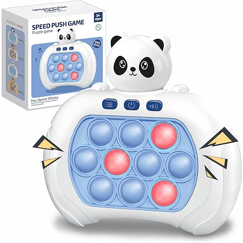 Quick Pop Game Fidget Toys Pro per Bambini e Adulti, Gioco Palmare, Veloce Puzzle, Giocattolo Antistress, Bubble Game, Regalo Natale per Ragazzi, Ragazze, Adolescenti, Pop Elettronico
