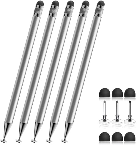 Bopomofo Stylus(5 Pcs),2-in-1 Stylus Pen for Touchscreen,Stylus Pen