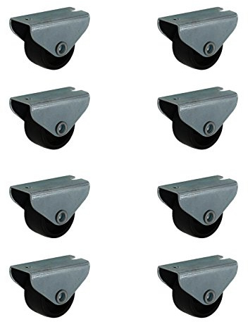 8 Stück 25 mm Kastenrollen Möbelrollen Kastenbockrollen Bettkastenrollen Rollen