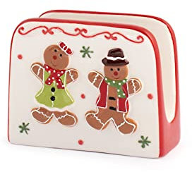 H&H Gingerbread Porta Tovaglioli, Ceramica