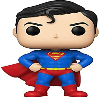 Funko Pop- Figura Pop DC Comics Superman Exclusive 25CM Muñecos cabezones, Multicolor (FUNKO-51263)