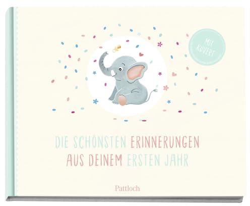 Die schönsten Erinnerungen aus deinem ersten Jahr: Baby-Album. Mit Kuvert. Für einen persönlichen Brief ans Kind