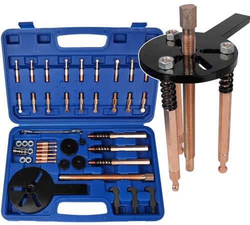 SEEKSELF 36-in-1 Lagerabzieher-Set, Innenlager Abzieher Trennsatz, Sackloch Lager Entfernungswerkzeug, Lager Demontage Zahnradabzieher, Blau