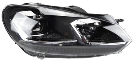 PROIETTORE ANTERIORE Per VW Per Golf 6 Fari 2009-2012 6 Per Fari Per LED Per DRL Lampada Di Segnalazione Per Hid Bi Xenon Accessori Per Auto Stile Auto Lampada Frontale Fari Principali Anteriori(T*si