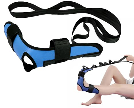 Correa de estiramiento de yoga: cinturón de entrenamiento de bucles, banda de ejercicio cómoda, flexibilidad de flexibilidad del cuerpo camilla de fascia para gimnasio gimnasia en casa gimnasia | Equi