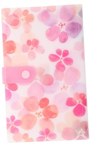 Baluue Album de Rangement pour Stickers Ongles Classeur Léger et Portable pour Collection de Gommettes Repositionnables pour Kits Nail Art et Usage Professionnel ou DIY