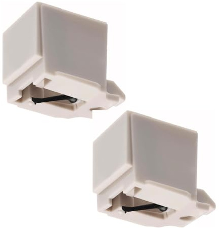 MANAYO 2 Pack White Replacement Stylus for Audio-Technica ATN3600L & Compatible Cartridges – Compatible for AT-LP60/X, LP60XBT, LP2D, Crosley, Victrola & More Turntables