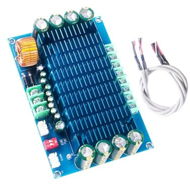 Alksubbm Kraftfull 4 x 50 W 4 kanaler förstärkarbräda för bil hörselförbättring med hög effekt 12 V kraft kraftfull förstärkare