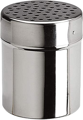 Stainless Steel Medium Hole Sifter, Icing Suage Shaker Ideal for Cake Dressing, Cheese Sprinkler