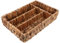 BUGUUYO Gewebter Besteckkorb Aus Hyazinthe Rechteckiger Aufbewahrungskorb Für Besteck Und Utensilien Multifunktionaler Organizer Für Küche Bad Und Hotel Stilvolles Design Und
