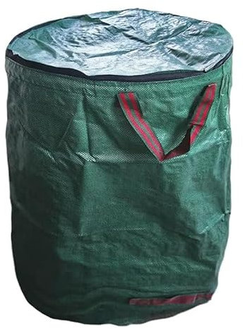 YSOLDA Sacs à déchets de jardin robustes avec poignées/sac à déchets de pelouse grande capacité avec couvercle/pour ramasser les mauvaises herbes du jardin (272 L)