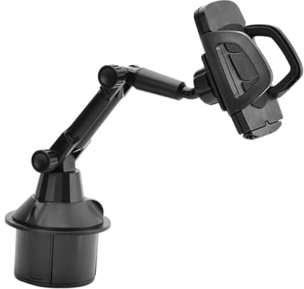 Cabilock Porta Telefono da Auto e Supporto per Tazze Realizzato in Abs Leggero e Resistente Compatibile Vari Modelli di Auto Supporto per Telefono Regolabile per Visione Ottimale