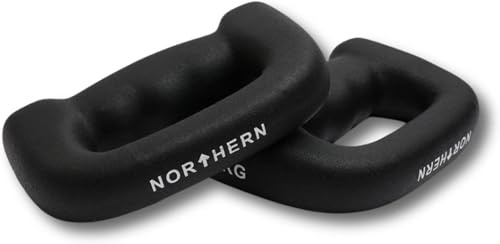 NORTHERN Set of 2 Hand Dumbbells Soft Grip D Shaped Boxing MMA Exercise Weights For Men, For Women, Cardio, Walking, Jogging, Workout, Premium Non-Slip, Dumbbell Pair 0.5kg, 1kg, 2kg, 3kg, 4kg PAIRS