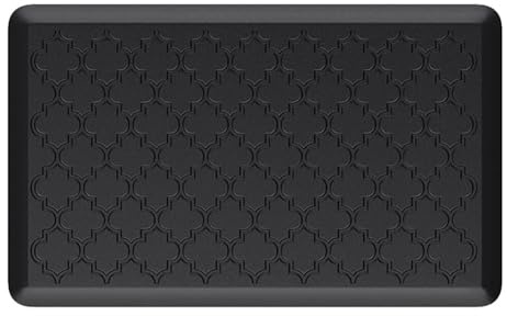 Fall Mattress for Elderly Bedside,Waterproof Mat Beveled Floor Mat,Anti Fatigue, Standing Non Slip Reduce Risk for Senior,Hospital Handicap Patients Black 45 * 120 * 1.2cm/17.72 * 47.24 * 0.47in