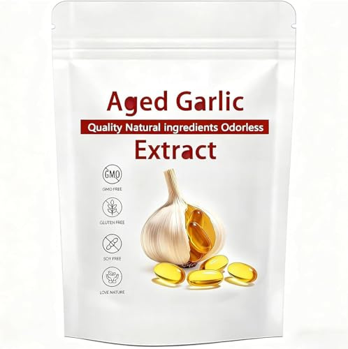 Cápsulas blandas de extracto de ajo envejecido inodoro - Apoyo inmunológico y cardiovascular