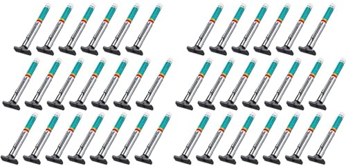 Aundhegrtt 40 Paquetes Medidor Profundidad de la Banda Rodadura del Neumático,Herramienta Medición Precisa de la Profundidad de la Banda de Rodadura del Neumático Codificada por Colores