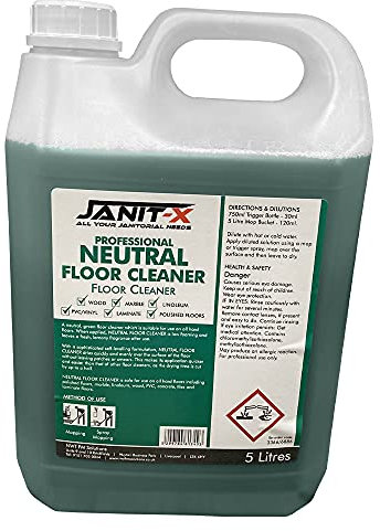 Janit-X Neutral Floor Cleaner 5 Litre (2 Bottles)