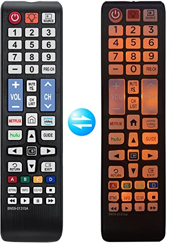 BN59-01315A Télécommande universelle rétroéclairée pour TV Samsung Samsung LCD LED HDTV 3D QLED OLED 4K 8K Smart TV