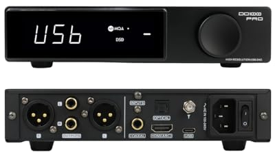 SMSL DO100 PRO 2x ES9039Q2M Balanced DAC, XMOS XU316 PCM768kHz DSD512 USB DAC, ingresso USB/BT5.1 LDAC/Opt/Coax/HDMI ARC all'uscita RCA/XLR D/A Convertitore, HiFi Audio MQA DAC supporto PS5/Switch