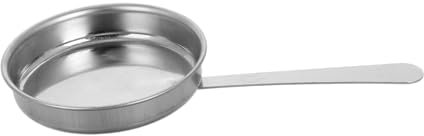 BESPORTBLE Tapa Extintora para Quemador de Alcohol de Acero Inoxidable Asa Multifuncional para Estufa de Camping Portátil para Acampar y Barbacoas Extinción Rápida de Fuego Silver