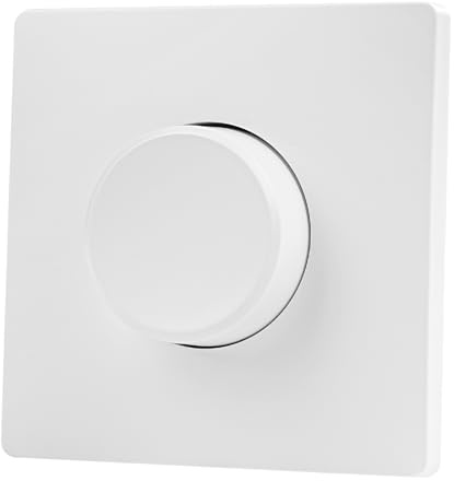 Regulador de luz 5-300W dimmer led 220V regulador intensidad led de un solo cable dimmer interruptor giratorio apto para lámparas LED monocromáticas incandescentes y halógenas BQ-TTLDIM-UT