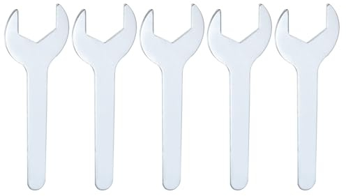 QUARKZMAN 5 Stück Super Dünner Maulschlüssel 24mm Metrisch 115mm Lang 2mm Dicke Leichter U-Förmiger Schraubenschlüssel Einseitiger Maulschlüssel Für Autoreparatur Möbelmontage