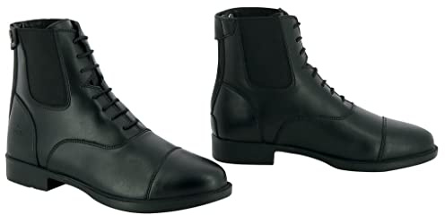 RIDING WORLD Boots synthétique à Lacets - Noir, 40