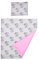 Baby Comfort 2-teiliges Set aus Bettbezug und Kissenbezug 80 x 70 cm für Kinderbett, Wiege oder Kinderwagen (It's a Girl)