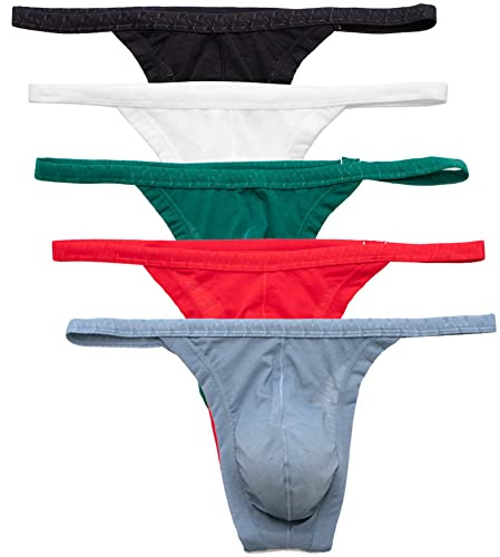 Sommarkod herr nät string mikrofiber stretch vattentät påse underkläder pack.., 5-pack blandade, M