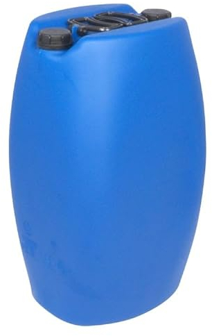 Jerrycanshop Jerrican empilable 60 l UN – Jerrican de carburant – Bidon d'eau – En plastique (PEHD) – DIN61 60 l – Sans BPA – Bleu