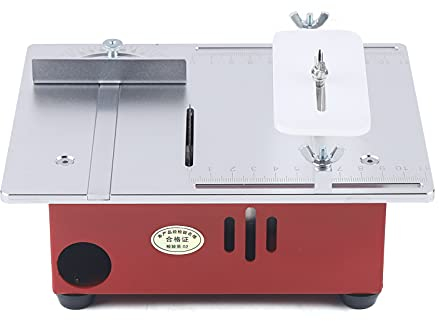 Mini sega circolare da tavolo, 9200 min, 96 W, utensile da taglio per desktop, alimentatore di rete a 7 velocità, sega da tavolo portatile, seghe circolari di precisione, per plastica, metallo, legno