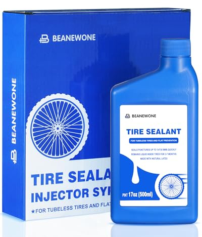 Beanewone Dichtmilch Tubeless, 500ml Tubeless Milch für MTB-, Rennrad-, CX- und Gravelbike-Reifen