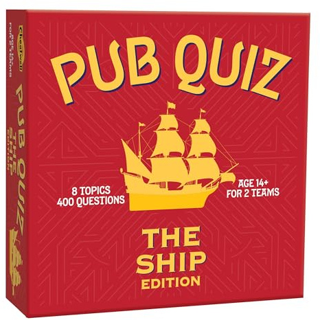 Cheatwell Games The Ship Pub Quiz - 400 Questions - Comes with Answer Pad & Pencils - Ages 14+