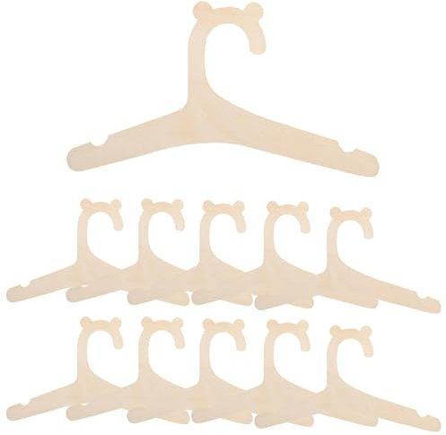 10 Stück kinderkleiderbügel Holz, Kleiderbügel, Holzbügel Für Kinder,Kinderbügel Für Kleinkindergarderobe, rutschfeste Kinderbügel Aus Holz Für Kleider, Kleider, Mäntel