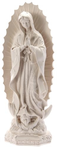 DICAFU Our Lady of Guadalupe Religious Statue, 11.6 inch Virgin Mary Figurine, Resin Sculpture, Inspirational Religious Art for Home Decor/Catholic Gift, Mother Mary Statue