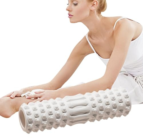 Roller De Espuma Posterior - Roller De Terapia De Pilates, Ayuda De Recuperación De Ejercicios | Cilindro De Liberación Muscular De EVA, Rodillo De Masaje De Presión Firme Para La Flexibilidad De Equi