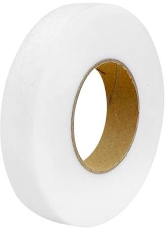Harnovlis 65 Metres Hemming Web 2cm Wide Hemming Tape Extra Strong Iron On Hemming Tape, No Sewing Hem Tape for Ironing, Bonding, Patching, Fabric Fusing,Trousers, Clothes, Adhesive Curtains Hardine