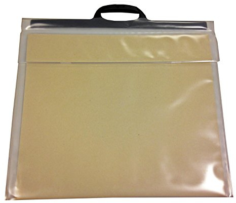 Westfolio Flap And Handle A3 Clear Folio Folder, Storage Carrier For Diamond Art, Painting, Drawing, Paper, For School, Artists, Craft