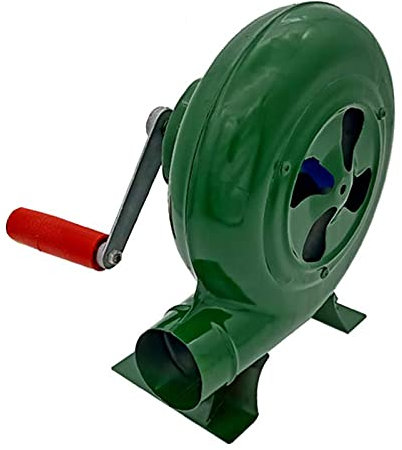 PRABUY Manivelle Forgeron Forge Souffleur Ventilateur Manuel Ventilateur Manuel, pour Camping/Pique-Nique/Extérieur, Grand Gril Accessoires Cadeau,200W