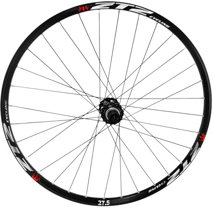 ZTZ 26/27.5/29 Mountain Bike Wheelset，Ultralight Aluminum Alloy Rim 32H High Strength Bike Wheels， Quick Release Disc Brake MTB Wheel Set， Compatible 7-12 Speed Cassette (Rear Wheel, 27.5)