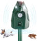 Repelente para Gatos, 2 Modos Ahuyentador de Gatos y Perros Automático, Repelente Gatos Jardin Exterior, Solar Ultrasonido Repelente para Gatos con Sensores Infrarrojos y Flash LED, Impermeable