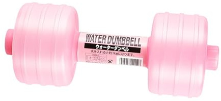 Aymzbd Mancuernas con Agua Portátiles Equipo Rellenable Pesas de Entrenamiento Accesorio de Fitness con Mango Cómodo Y Diseño Seguro Adecuado para Aeróbicos, Rosa